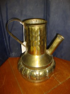 Brass pitcher